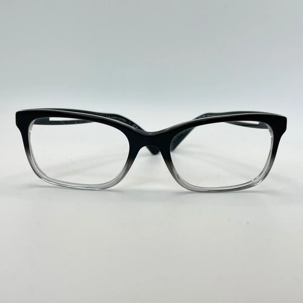 Ralph Lauren Eyeglasses RA7069 Black Clear Fade 1448 Frames 53-18-135 Modern